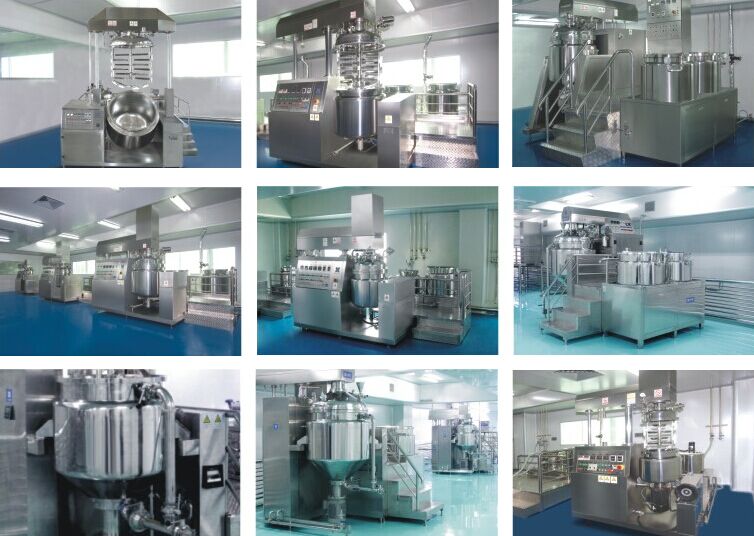DZJR series vacuum emulsifying homogenizer machine