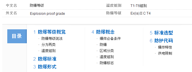 防爆等级